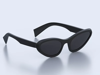 Modern Black Jewelry With Shiny Finish And Stylish Fashionable Design 3d model