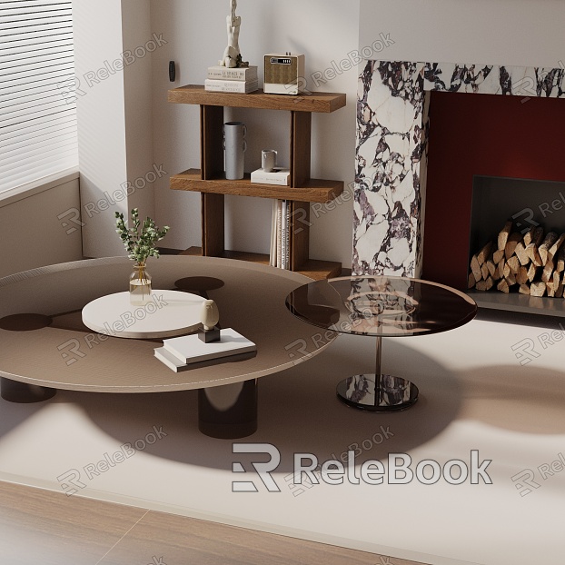 Modern coffee table model