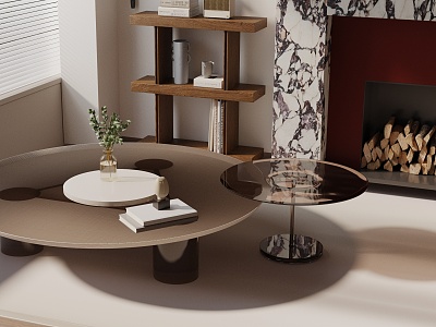 Modern coffee table model