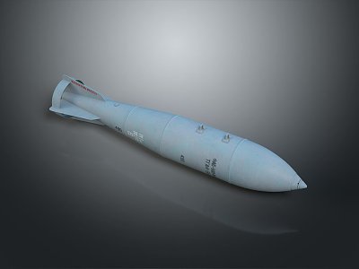 Bomb Missile Airborne Missile Shipborne Missile Cruise Missile High Altitude Bomb Guided Weapon Cruise Weapon 3d model