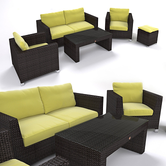 Outdoor Sofa 3d model