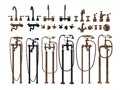 European-style faucet 3d model