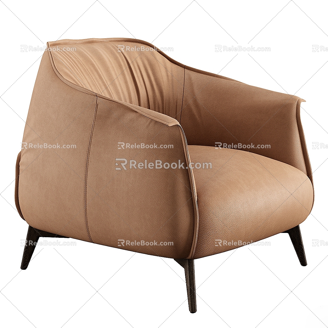 Modern Sofa Chair Leisure Chair 3d model