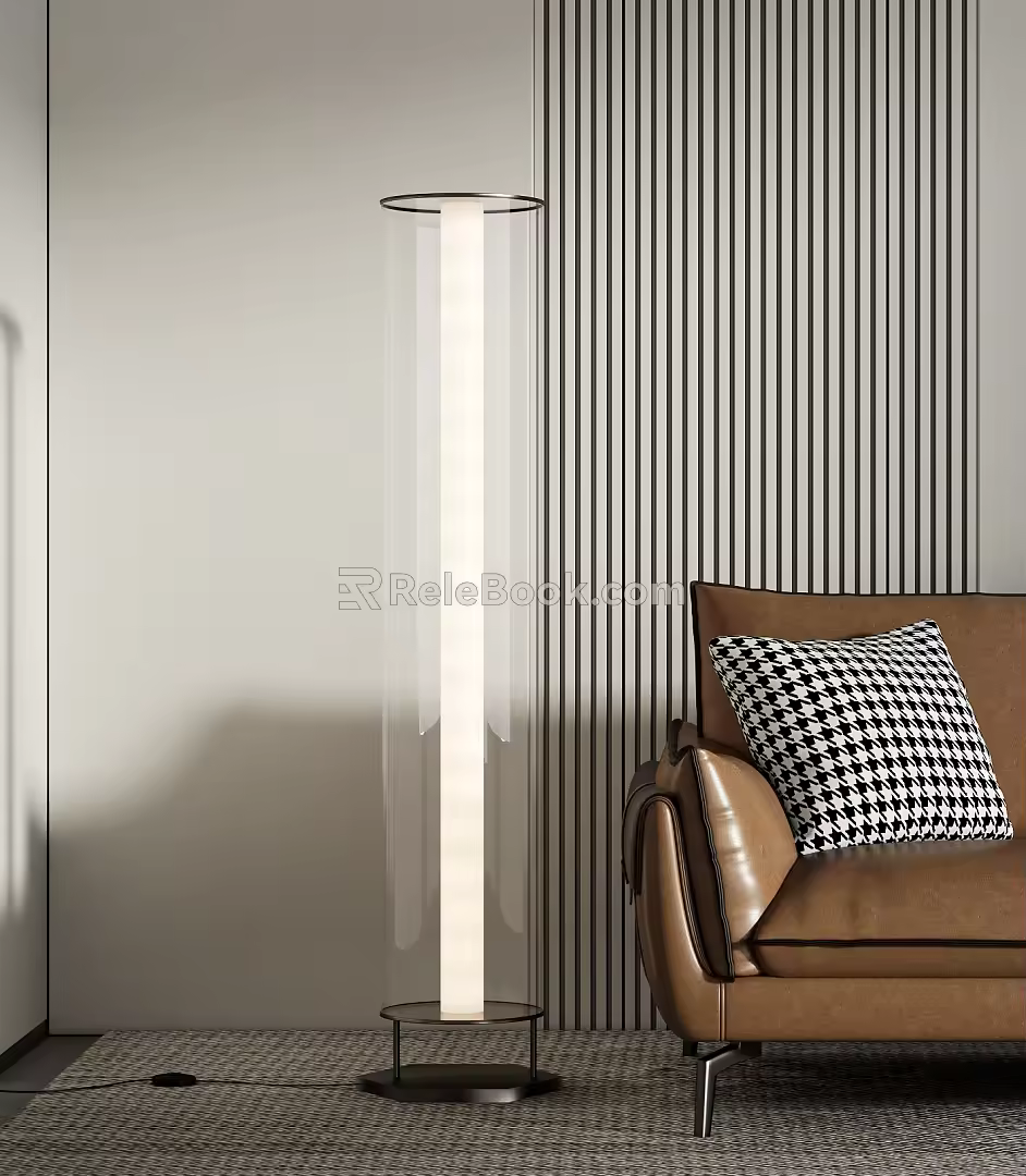 Modern floor lamp 3d model