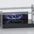 Stage Truss Stage Truss Steel Frame Stage Frame Frame Press Conference Concert Stage Lights Spotlights 3d model