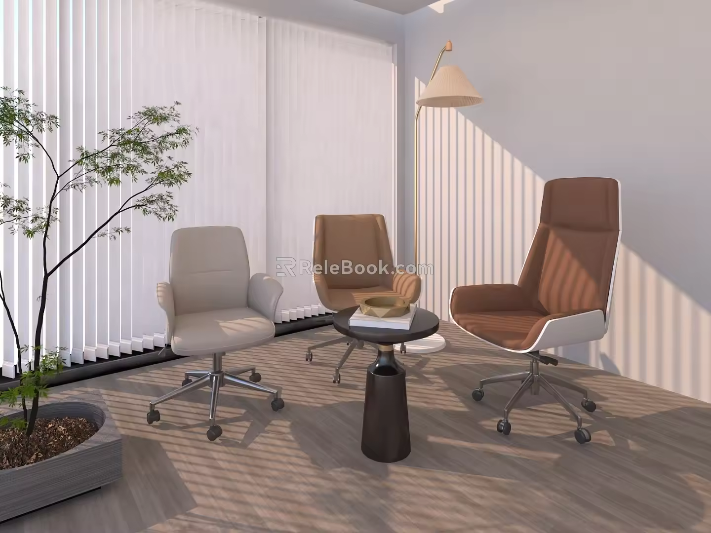 Office Chair Boss Chair Office Chair High-end Chair Single Person Sofa 3d model