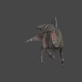 Realistic Spinosaurus Game Movie Character With Sail Back And Open Mouth