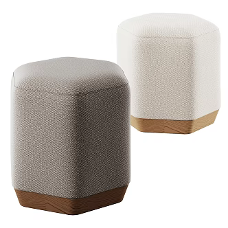 Modern Sofa Stool Low Stool Dressing Stool Shoe Changing Stool 3d model