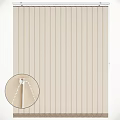Beige Venetian Blinds For Home Window Covering With Adjustable Slats And Installation Details