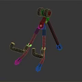 Sturdy Iron Art Tripod Stand With Heavy Duty Metal Construction And Stable Base Design