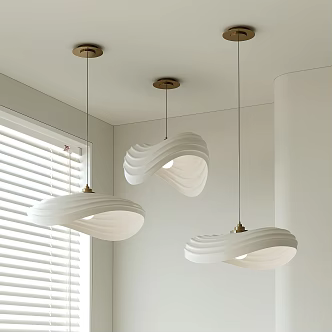Modern chandelier single head chandelier 3d model