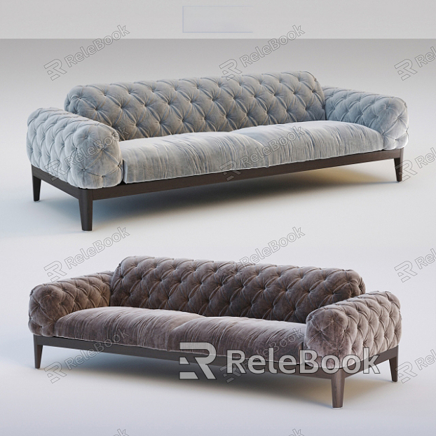 Double sofa model