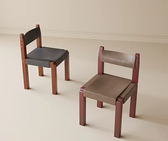 Modern Dining Chair Single Chair 3d model