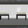 Modern Display Cabinet Bridge Pier Display Cabinet 3d model
