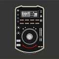 Professional DJ Controller With Large Knob Digital Display And Control Buttons