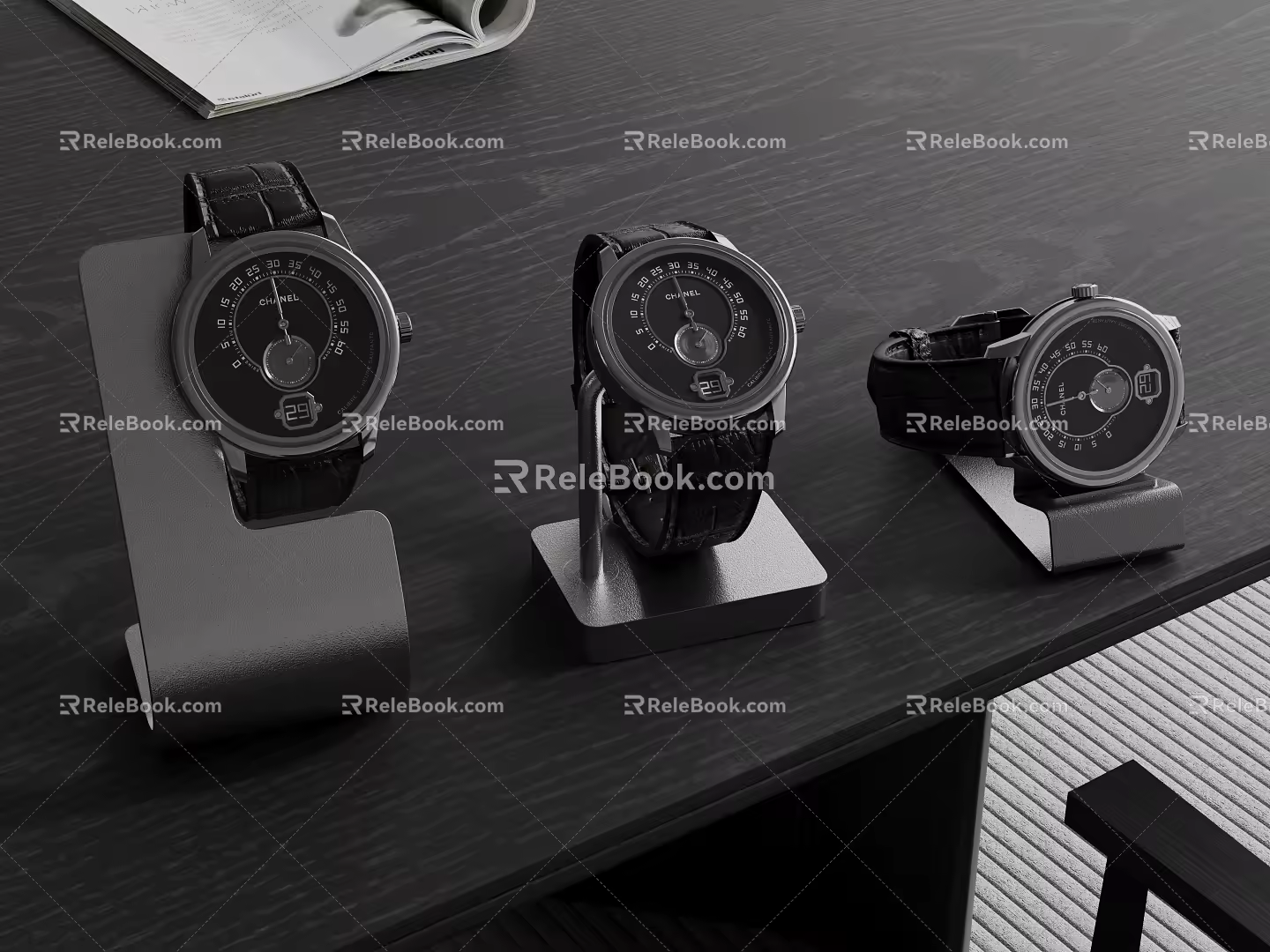 Modern Watch Watch Watch Display Watch Stand Smart Watch 3d model