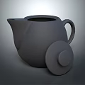 Elegant Gray Teapot With Minimalist Design For Modern Tea Set Collection