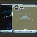 Modern Apple Laptop With Transparent Case And Blue Illuminated Display Design