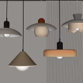Simple small chandelier 3d model