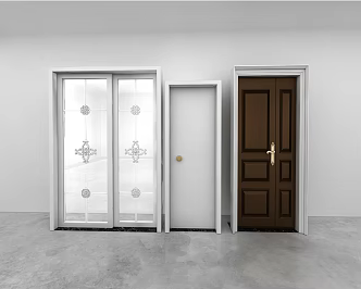 Door combination 3d model