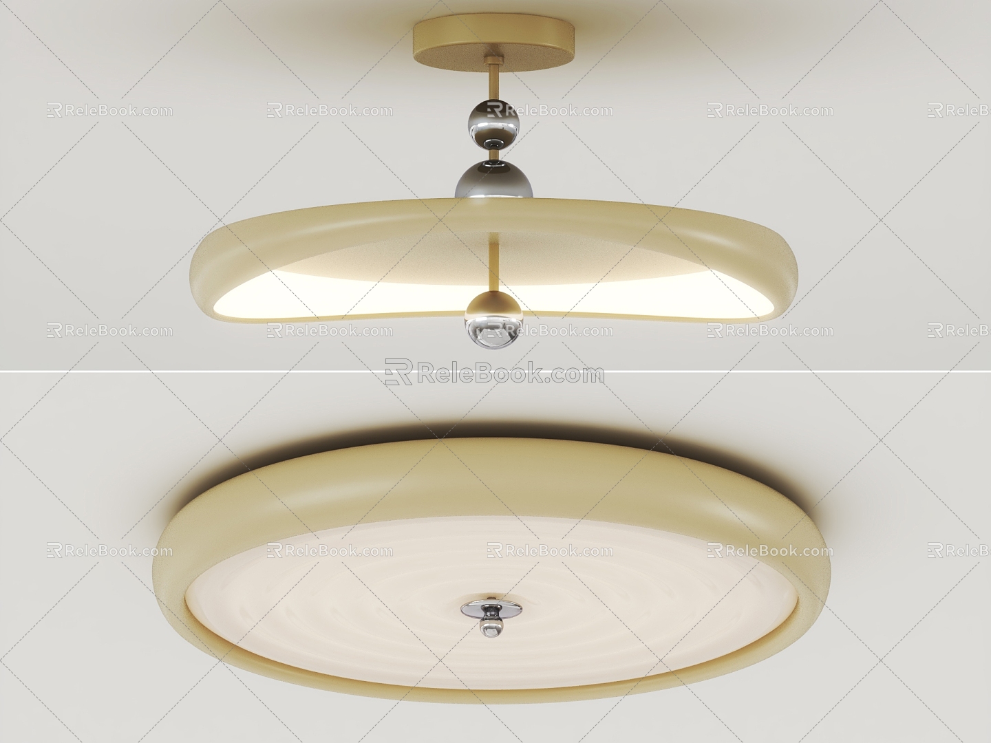 Cream wind ceiling lamp Middle ancient ceiling lamp Retro ceiling lamp French ceiling lamp Bedroom ceiling lamp 3d model