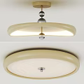 Cream wind ceiling lamp Middle ancient ceiling lamp Retro ceiling lamp French ceiling lamp Bedroom ceiling lamp 3d model
