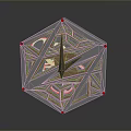 Floor Clock Big Clock Quartz Clock Vintage Clock Retro Clock Retro Clock Large Clock Pendulum Furnishings 3d model