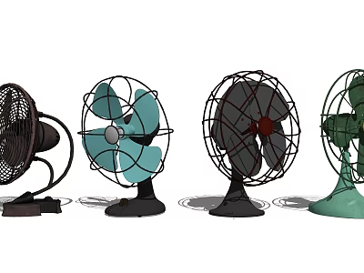 Modern fan desktop fan 3d model