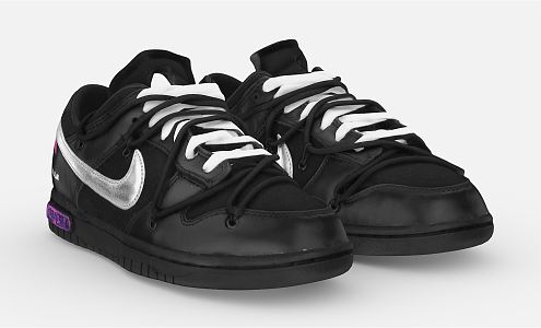 Modern sneaker Nike sneaker 3d model