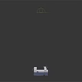 Modern lathe with key machine lathe machine tool processing 3d model