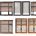 Various Window Blinds Designs With Wooden Fabric Materials And Modern Traditional Styles For Home Decoration