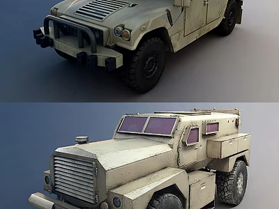 Tactical Armored Utility Vehicle With Off Road Capability Heavy Duty Tires And Storage Compartments 3d model