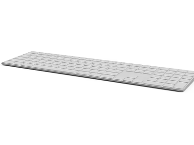 Slim Wireless Computer Keyboard With Built in Touchpad For Laptop Desktop Use 3d model