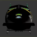 Jamaica Bobsleigh Sled Design With Green Yellow Black Livery And BMW Logo
