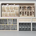 Multi Tier Pet Cages With Compartments In Wooden And White Design Structure