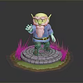Wise Old Man Old Man Ancient Old Man Ancient Wise Warlock Taoist priest wizard mage 3d model