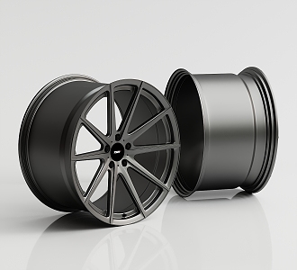 Hyundai wheel hub car hub 3d model