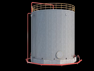 Modern ammonia sink 3d model