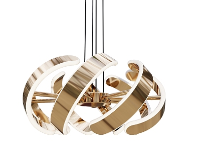 Aluminum line chandelier model