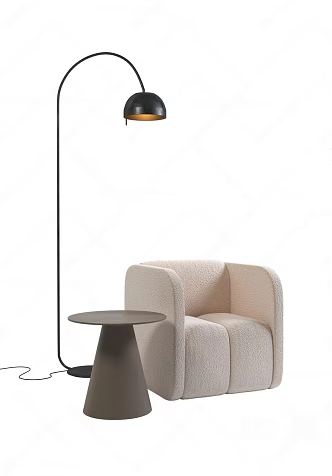 Swedish Modern Single Chair 3d model