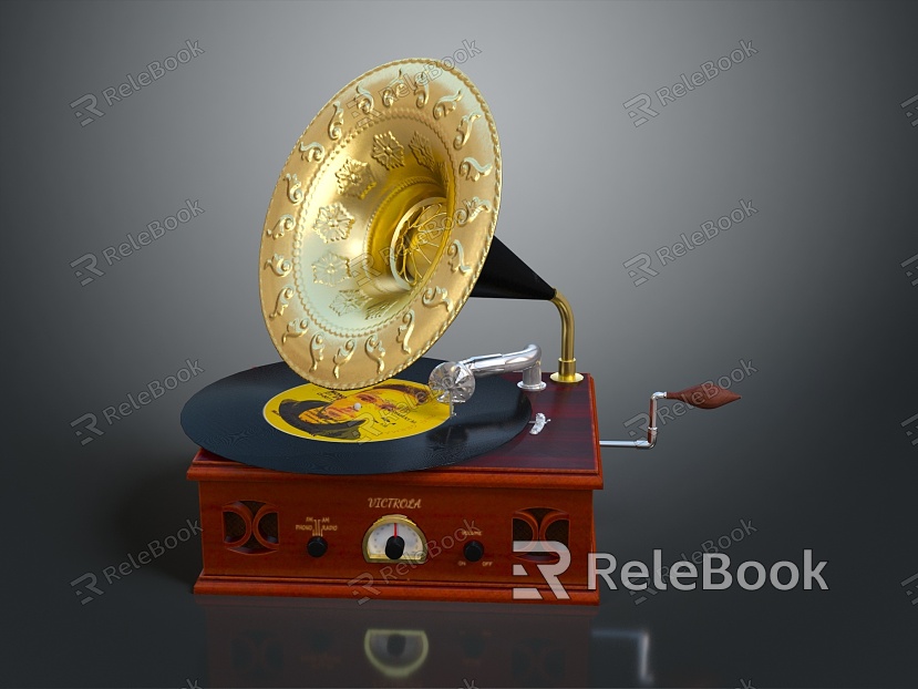 Jukebox Old-fashioned record player film machine Old-fashioned film player record player Old-fashioned record player music equipment model