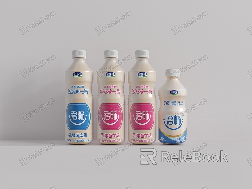 Drinks Milk Junlebao Lactic Acid Bacteria Drinks model