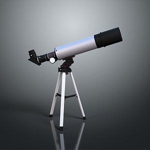 astronomical telescope space telescope observation equipment physical equipment binoculars 3d model