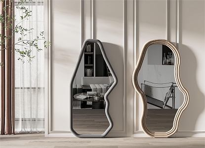 modern mirror floor mirror 3d model