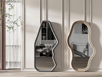 modern mirror floor mirror 3d model