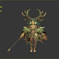 Elf Archer Elf Tree Demon Tree Monster Tree Man Tree Elf Monster Alien 3d model