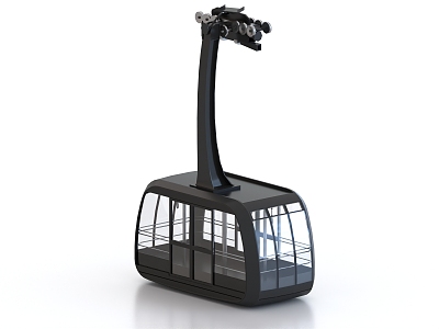 Cable car 3d model