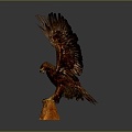 Modern Eagle Carving 3d model