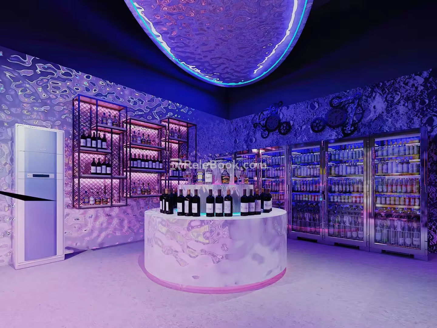 Bar 3d model