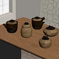 Cookware Pot Casserole 3d model